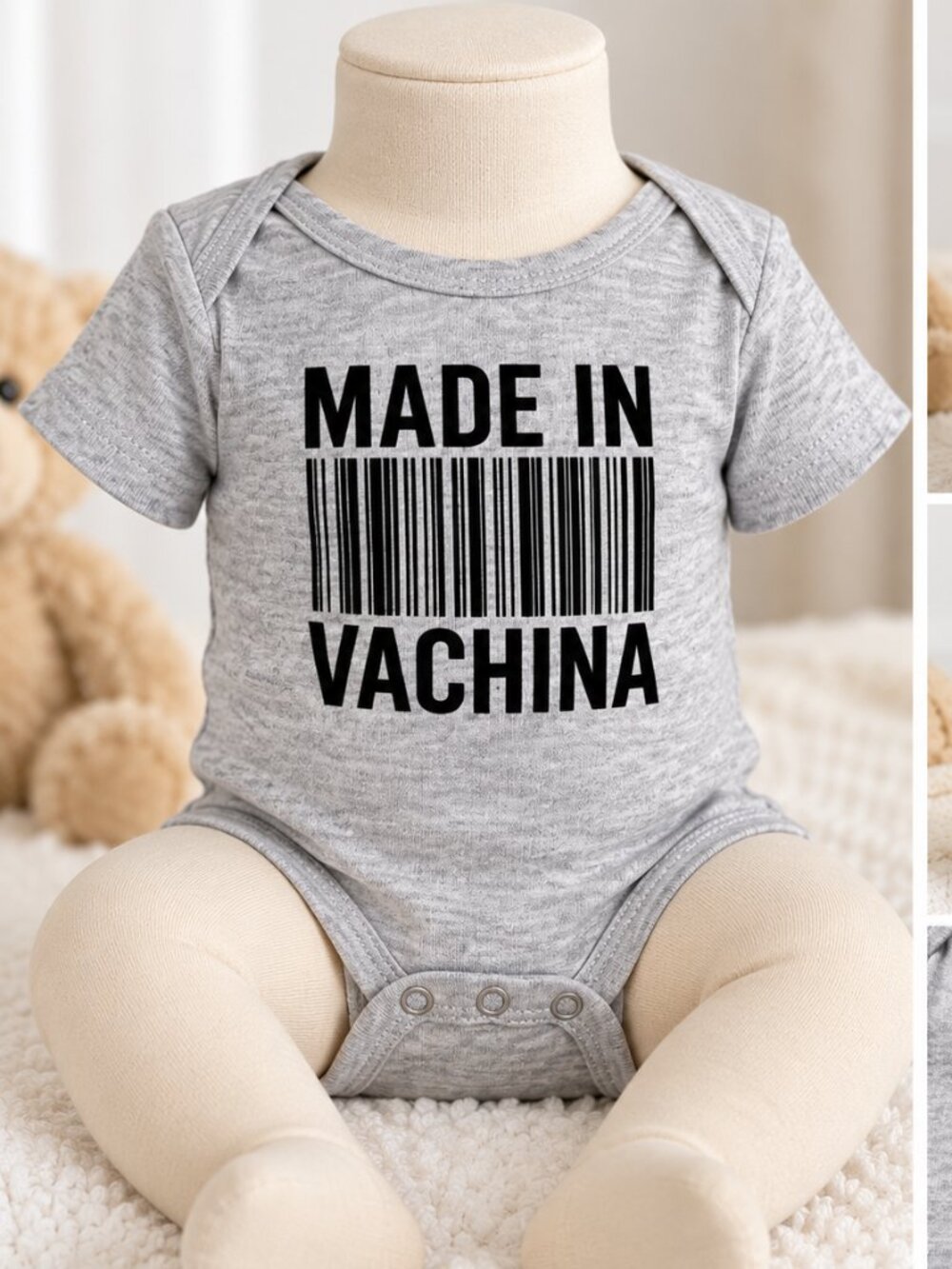 NWOT Baby onesie featuring a humorous graphic novelty Size 3-6 Months